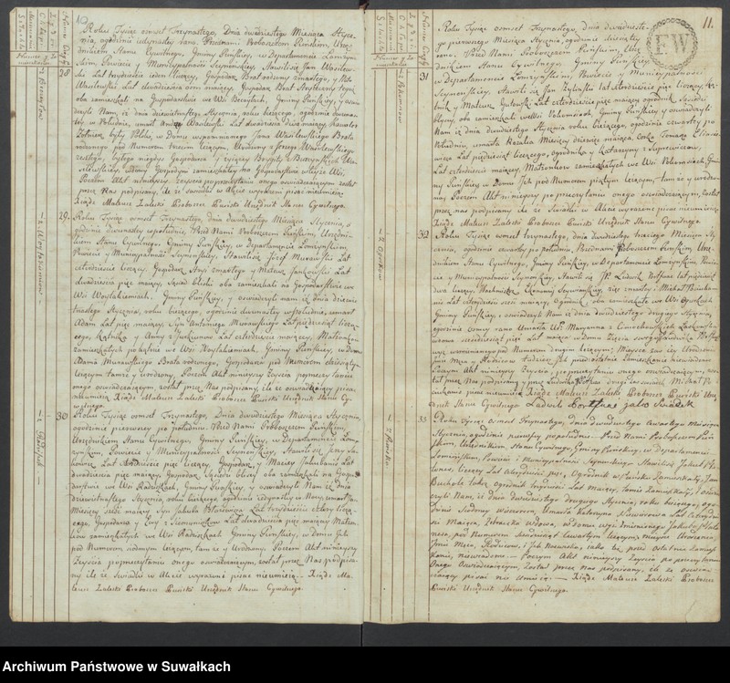 image.from.unit.number "Akta zeszłych gminy puńskiey od 1-go stycznia do dnia ostatniego grudnia 1813 roku."