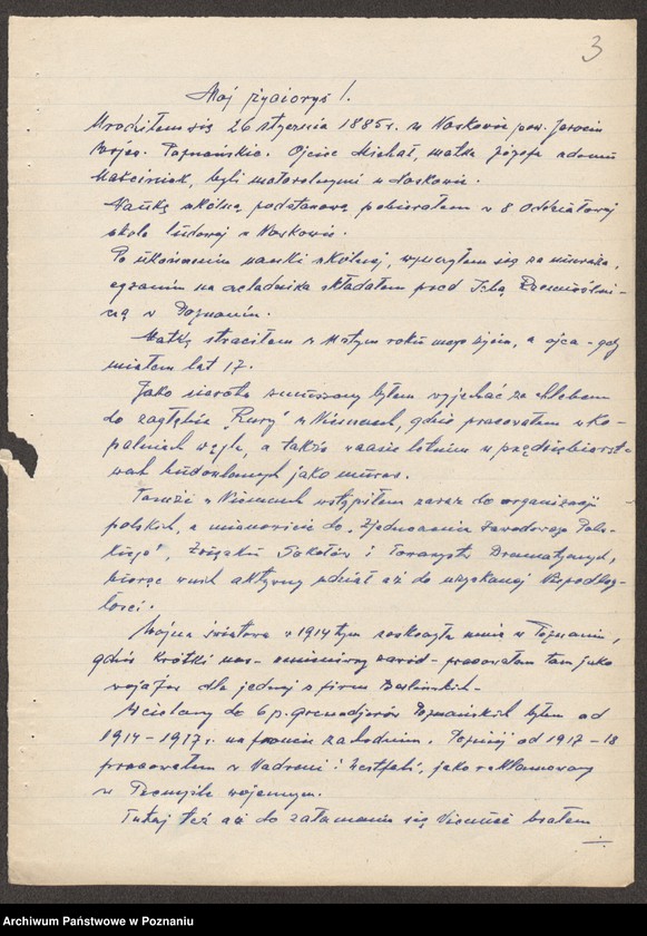 Obraz 18 z jednostki "Życiorysy powstańców wielkopolskich: P - tom lll /Pawłowski Marian - Pielak Michał/."