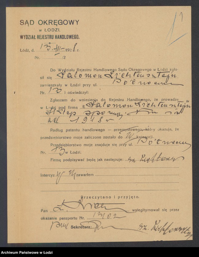 Obraz 3 z jednostki "Salomon Lichtensztejn – sklep spożywczy"