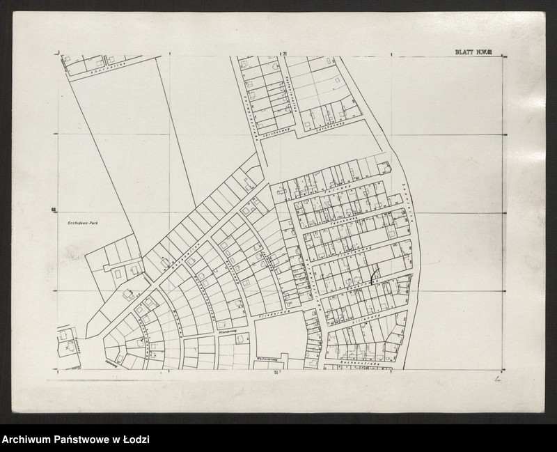 Obraz 5 z jednostki "Plan miasta Łodzi Sekcja NW 61"