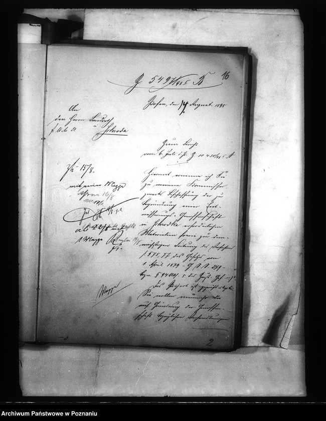 Obraz 19 z jednostki "Bildung der Draenage-Genossenschaft in Schroda im Kreise Schroda"