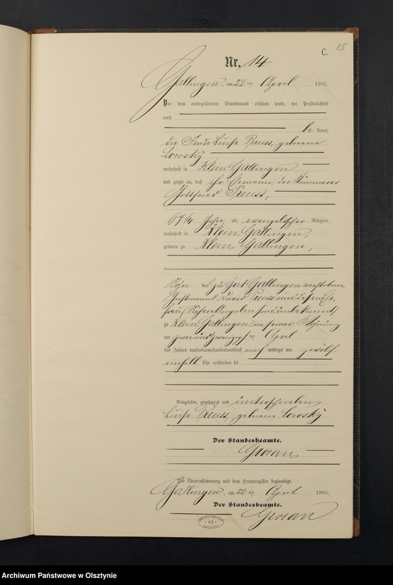 image.from.unit.number "Sterbe-Neben-Register Nr 1 - 37"