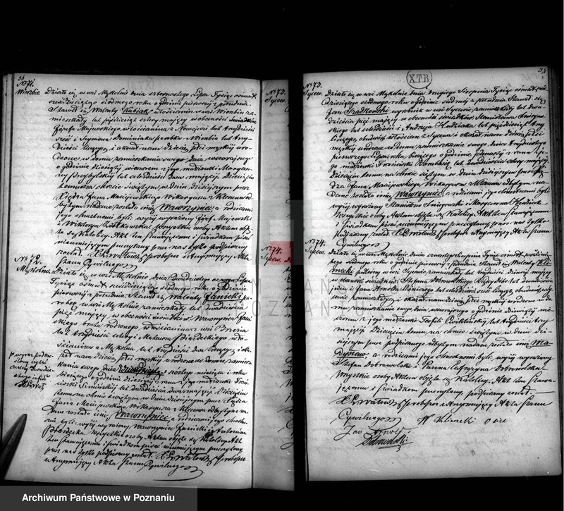Obraz 19 z jednostki "Księga urodzeń, małżeństw i zgonów"