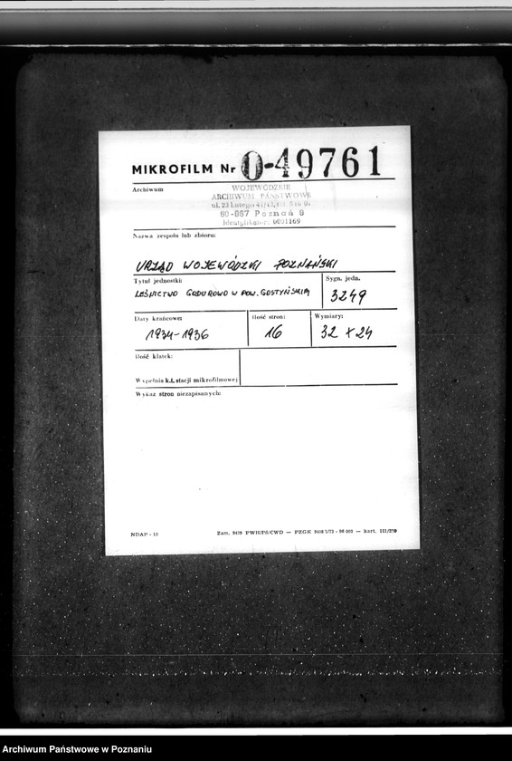 Obraz 2 z jednostki "Leśnictwo w Godurowie powiat gostyński"