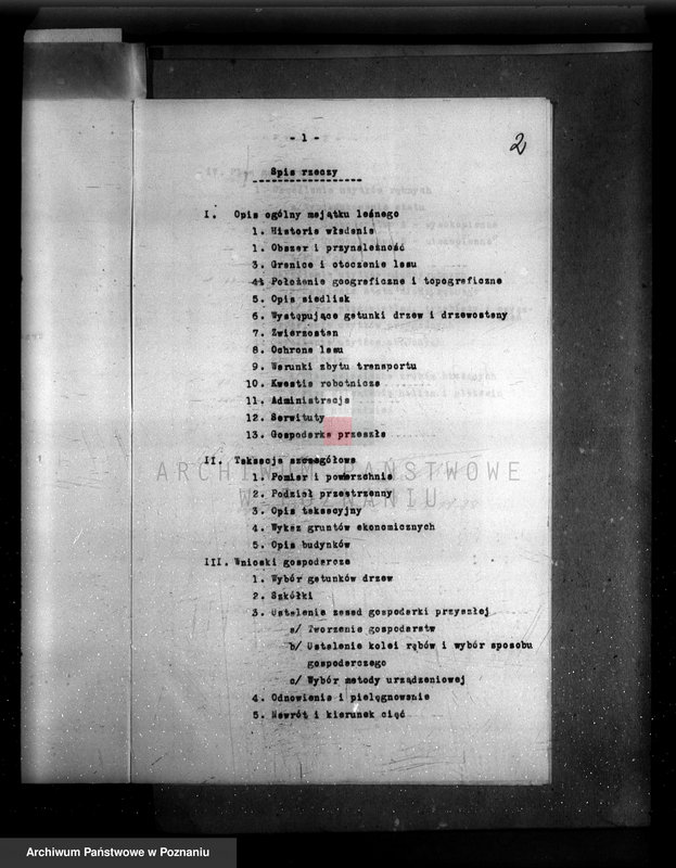 Obraz 6 z jednostki "Plan urządzania gospodarstwa leśnego majętności Borówkowo-Stare powiat. kościański"