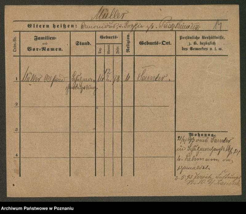 Obraz 16 z jednostki "Müller (samotni mężczyźni)"