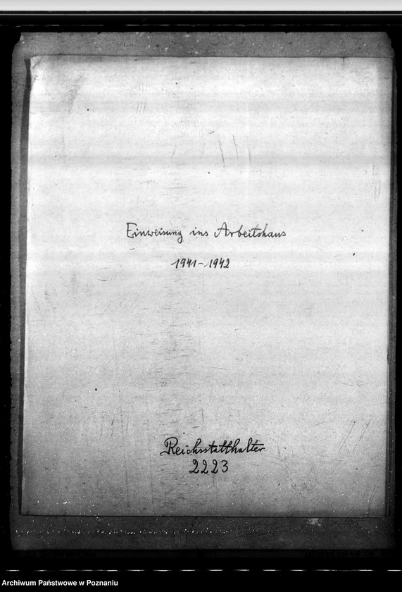 Obraz 4 z jednostki "Einwesung ins Arbeitshaus"