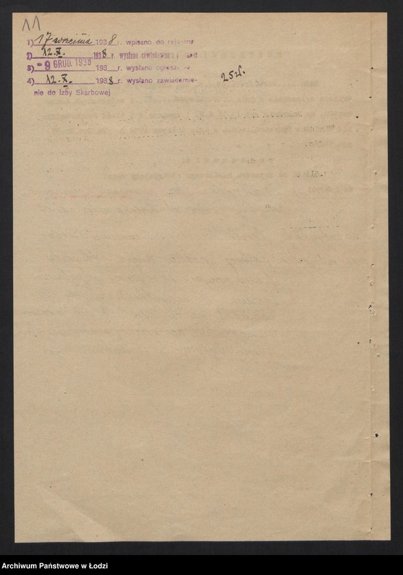 Obraz 13 z jednostki "Lejzor Bergier, Beniamin Berger- sprzedaż komisowa przędzy"