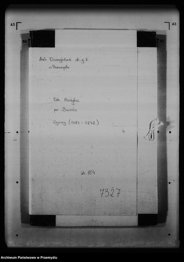 Obraz 4 z jednostki "[Kopie ksiąg metrykalnych parafii Buców (dekanat Medyka)]"