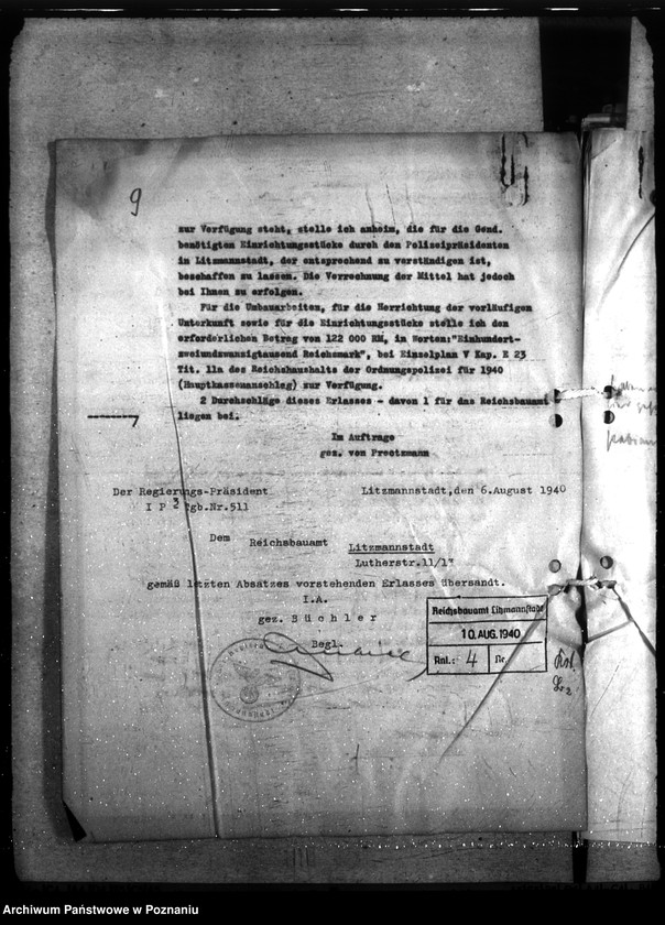 Obraz 13 z jednostki "Unterbringung der Motorisierten Gendarmerie Bereitschaft - Pabianice"