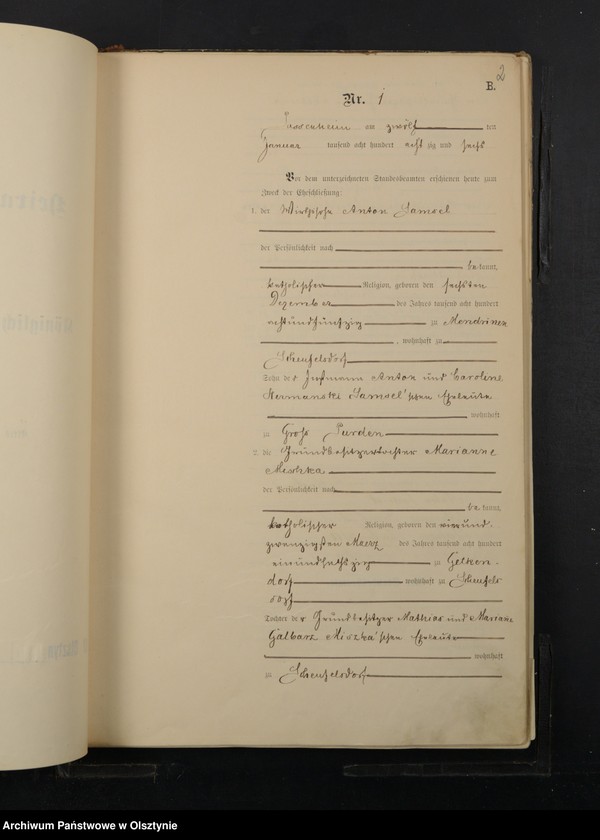 image.from.unit.number "Heiraths-Haupt-Register Nr 1 - 60"