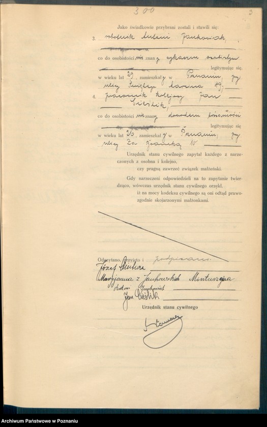 Obraz 5 z jednostki "Księga miejscowa małżeństw tom II [Rejestr główny małżeństw]"