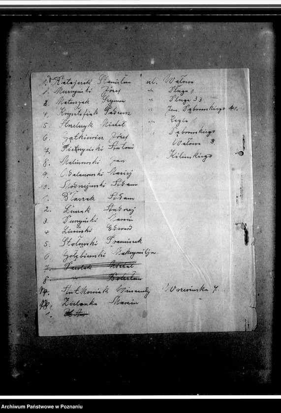 Obraz 6 z jednostki "Korespondencja Związku- Koło w Środzie dotycząca ewidencji członków, zaproszenia, komunikaty zawiadamiające o zebraniach, poświadczenia o przynależności. Karty przedstawionych do odznaczeń"