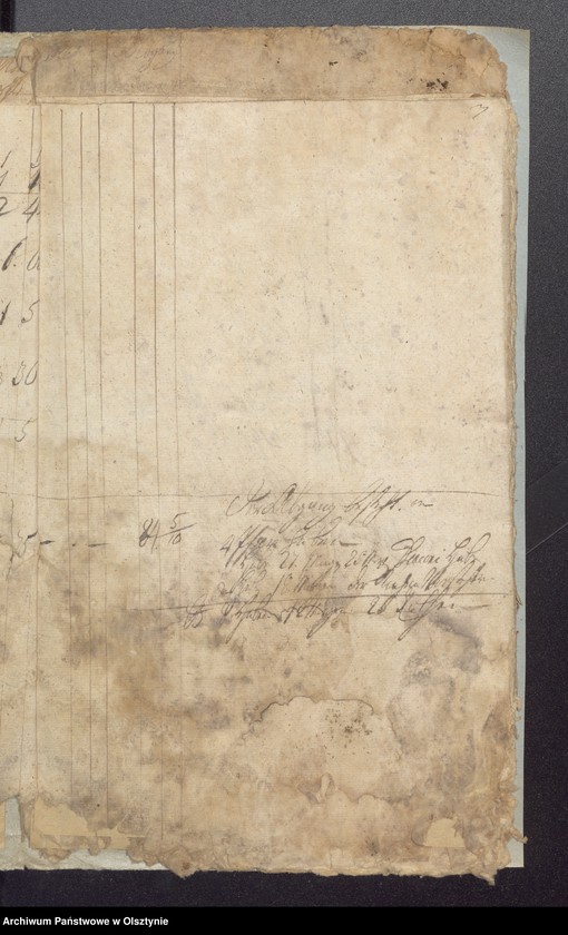 image.from.unit.number "Passenheimsche Stadt Kirchen Rechnung über Einnahme und Ausgabe"