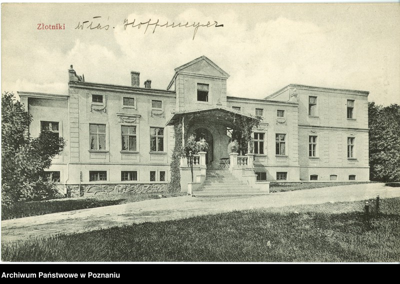 Obraz 1 z jednostki "Złotniki - pałac Hoffmeyerów"