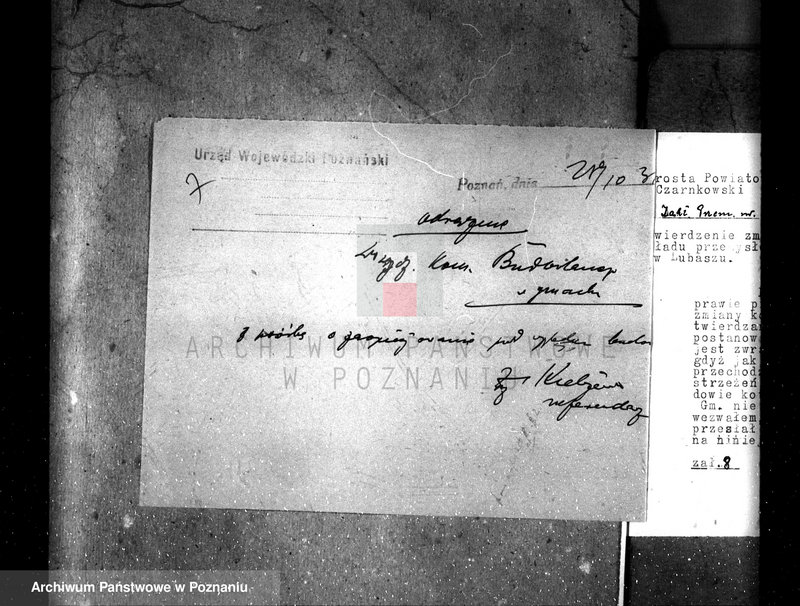 Obraz 11 z jednostki "Zatwierdzenie zakładu przemysłowego /kotłowni przy fabryce dywanów i chodników Firmy Wawel/ St. Kluze w Lubaszu"