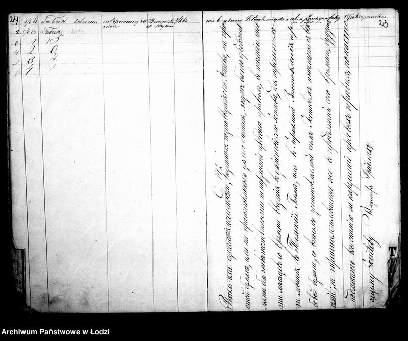 Obraz 16 z jednostki "Kontrolla niższego stopnia wojskowych za czasowymi świadectwami w mieście Łodzi przebywających w roku 1859 założona"