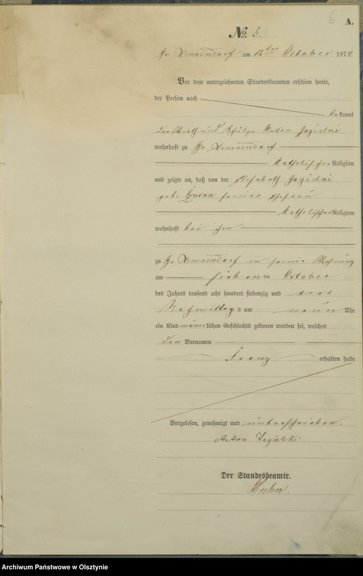 image.from.unit.number "Haupt-Geburts-Register Nr 1 - 30"