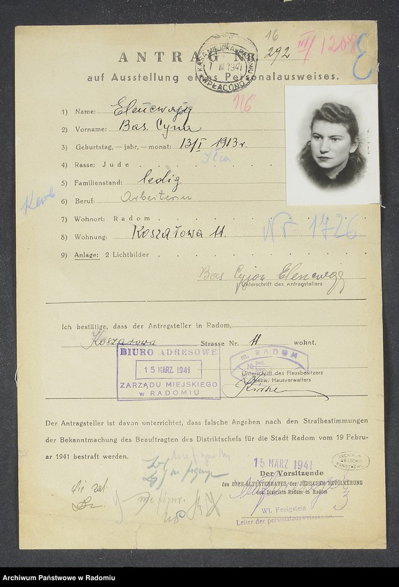 image.from.unit.number "[Wnioski o wydanie dowodów osobistych oraz nie odebrane dowody Ekselman - Estersohn]"