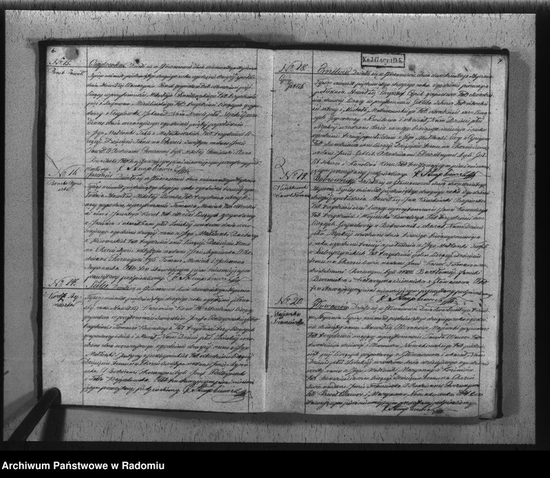 image.from.unit.number "Duplikat akt urodzonych, zaślubionych i zmarłych z parafii Głowaczów w roku 1852"