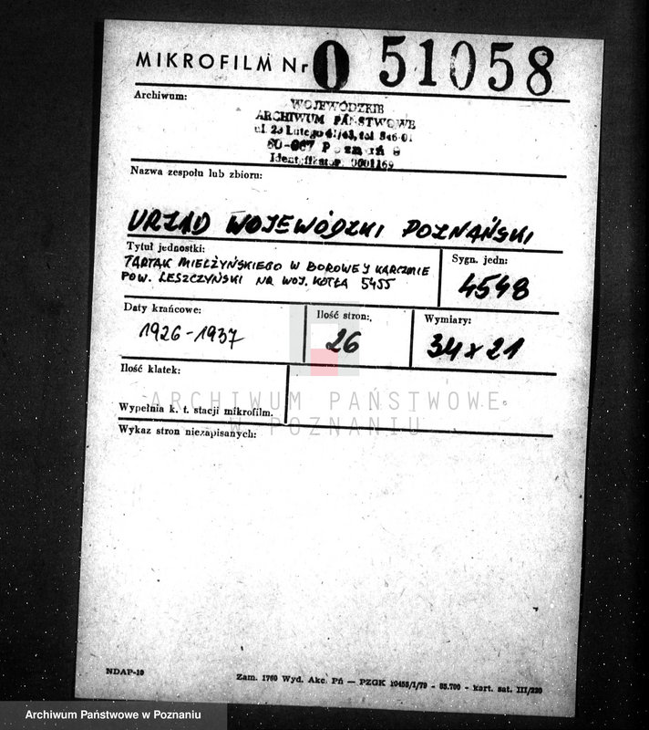 Obraz 2 z jednostki "Tartak Mielżyńskiego w Borowej Karczmie pow. leszczyński nr woj. kotła 5455"