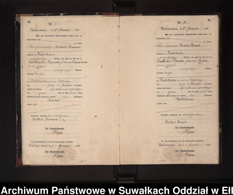 image.from.unit.number "Geburts-Neben-Register des Preussischen Standes-Amtes Widminnen Kreis Loetzen"