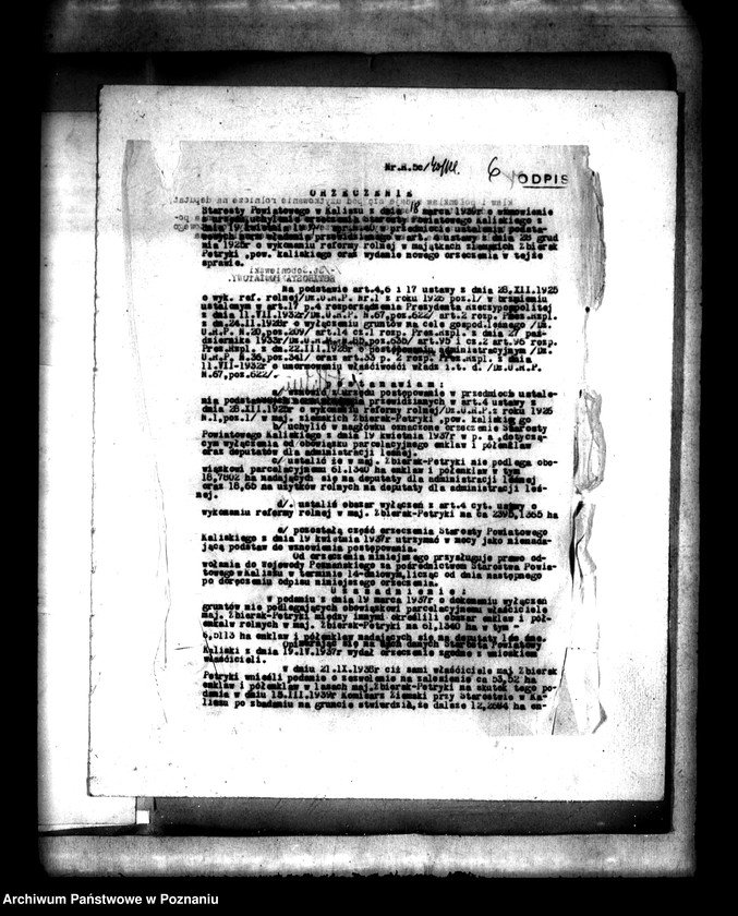 Obraz 10 z jednostki "Majątek Zbiersk powiaty kaliski i koniński przymusowy wykup"