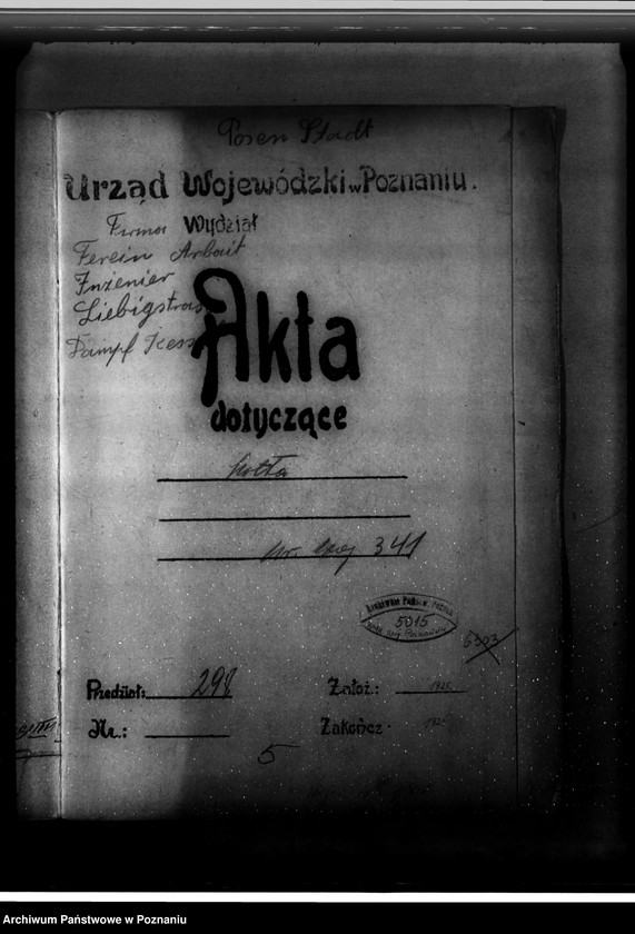 Obraz 4 z jednostki "Towarzystwo robót inżynieryjnych "Tri" w Poznaniu nr woj. 341"