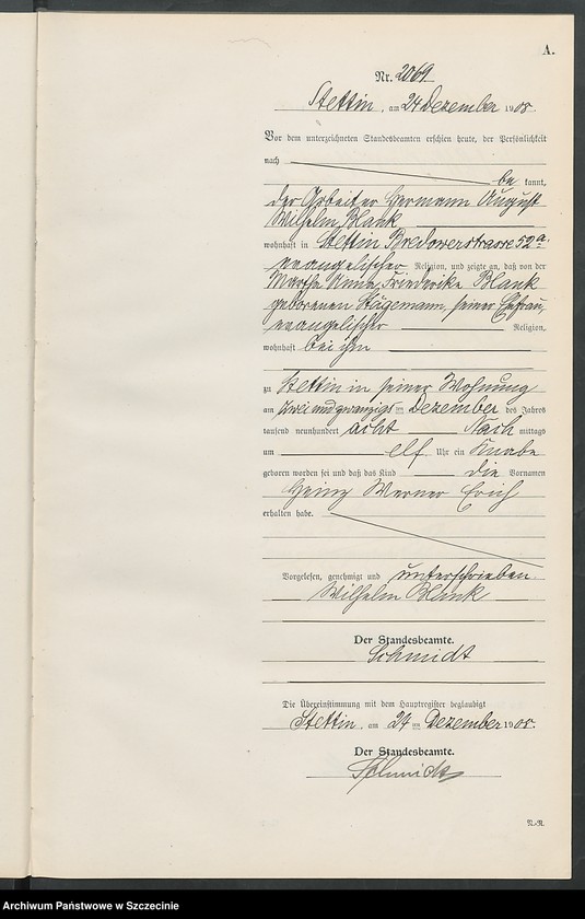 Obraz 7 z jednostki "Geburts-Register"
