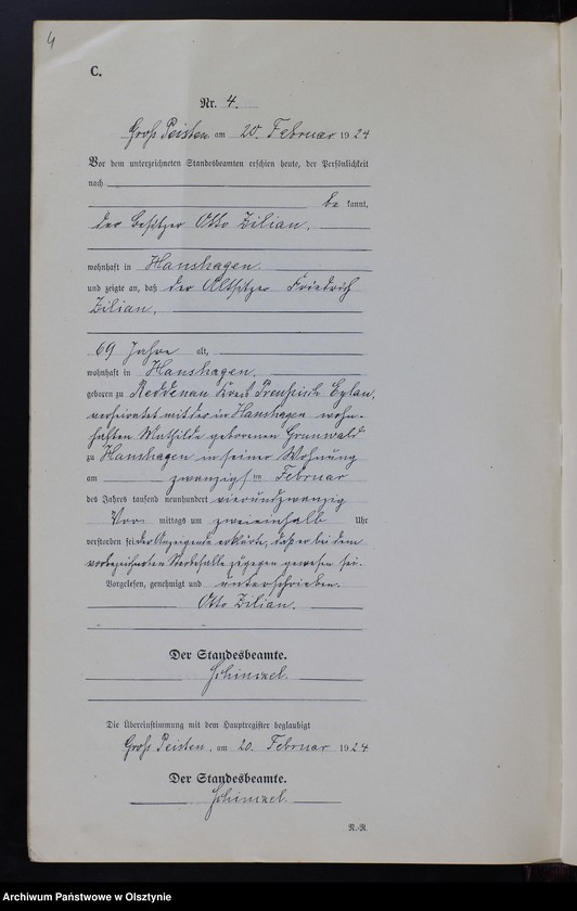 image.from.unit.number "Sterbe-Neben-Register Nr 1 - 14 [ Księga zgonów - wtóropis ]"