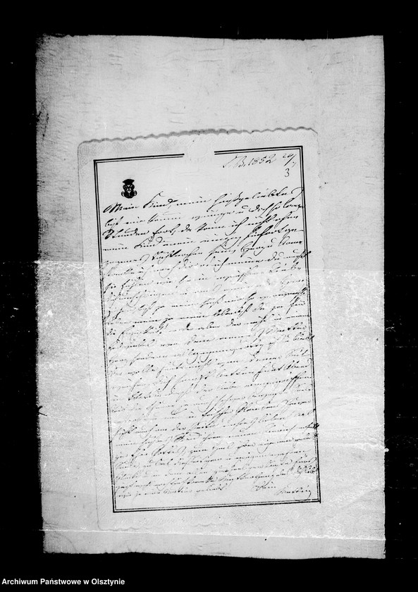 image.from.unit.number "/Graf Friedrich Hahn u. Seine Frau Agnes geb. Gfin Schlippenbach an ihre Tochter anna Gfin Lehndorff/"