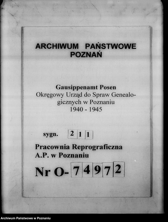 Obraz 1 z jednostki "Einziehungsprotokolle [ksiąg kościelnych]. Bestand der Kirchenbücher der katholischen Gemeinde Neipe [Niepart] und Berghausen [Wola], Kreis Gostingen [powiat gostyński]"