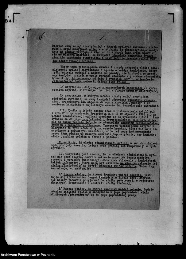 Obraz 19 z jednostki "Zbiór ogólników i zarządzeń Ministerstwa Spraw Wewnętrznych"