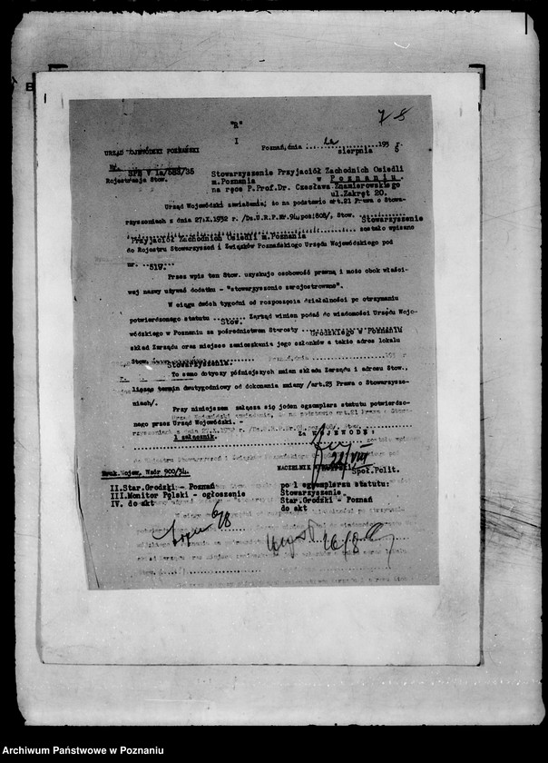 Obraz 11 z jednostki "/Stowarzyszenie Przyjaciół Zachodnich Osiedli miasta Poznania/"