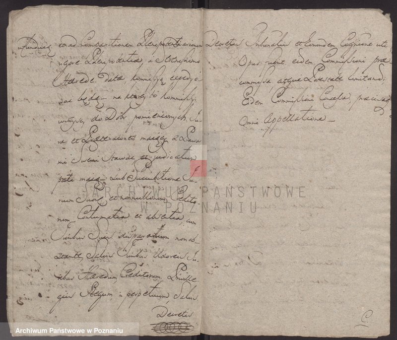 Obraz 9 z jednostki "Rafał Leszczyński, wojewoda łęczycki, starosta generalny Wielkopolski, starosta odolanowski nadaje Kasprowi Gotfrydowi Ditrychowi mieszczaninowi leszczyńskiemu określone bliżej grunta i plac"