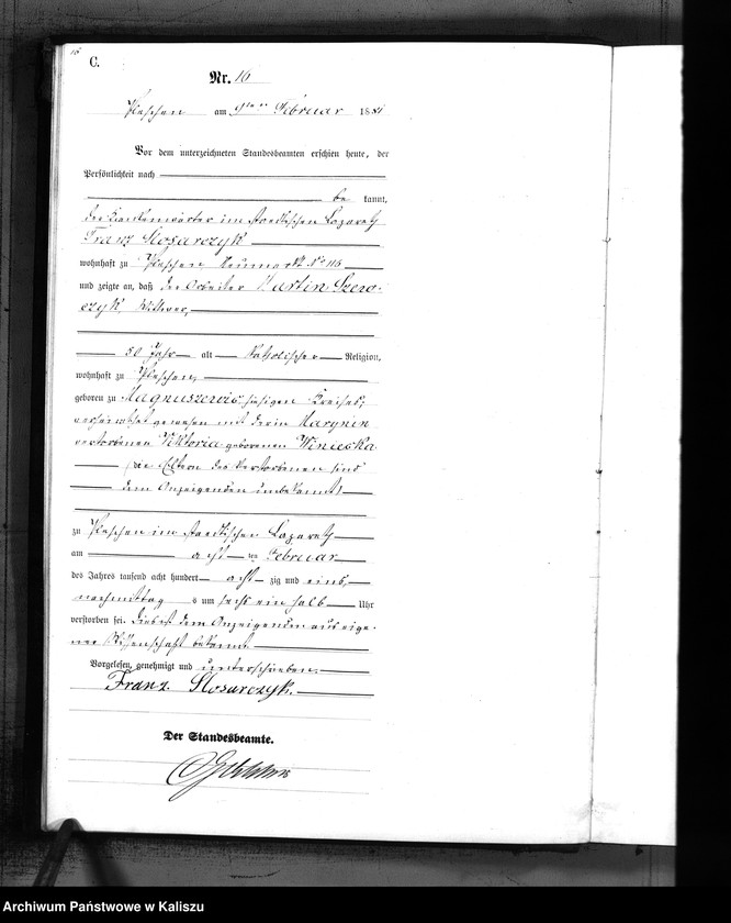 Obraz 19 z jednostki "[Księga zgonów]"
