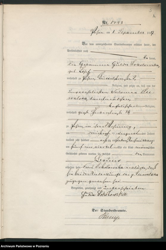 Obraz 6 z jednostki "Księga urodzeń t. IV"