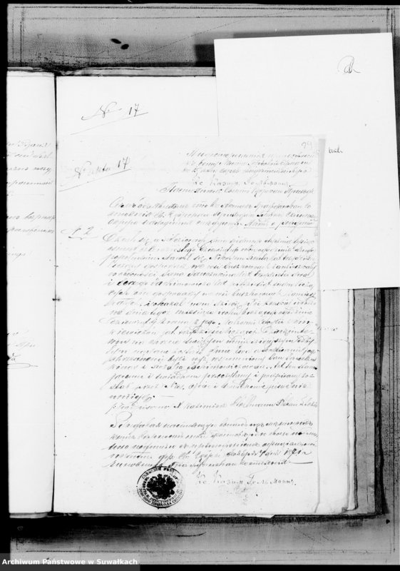 Obraz 15 z jednostki "Dokazatelstva K Knigam aktov Graždanskago sostojanija o brakosočetavšichsja v 1871 godu Rimsko-Katoličeskago Prichoda Metele"