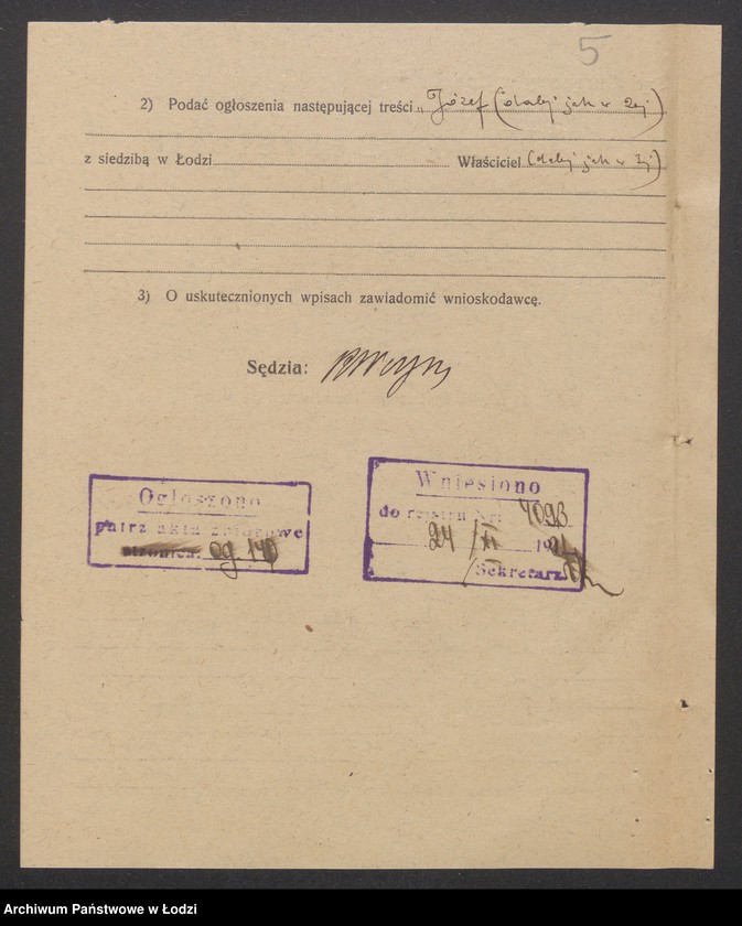 Obraz 7 z jednostki "Józef Zaborowski – handel drzewem"