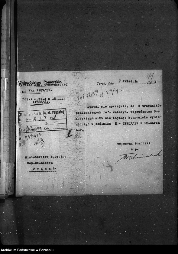 Obraz 16 z jednostki "Sprawy osobowe Personalia - zajęcia poboczne urzędników państwowych"