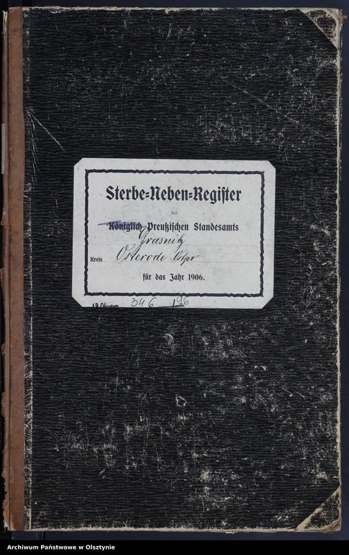 image.from.unit.number "Sterbe-Neben-Register Nr 1 - 22"
