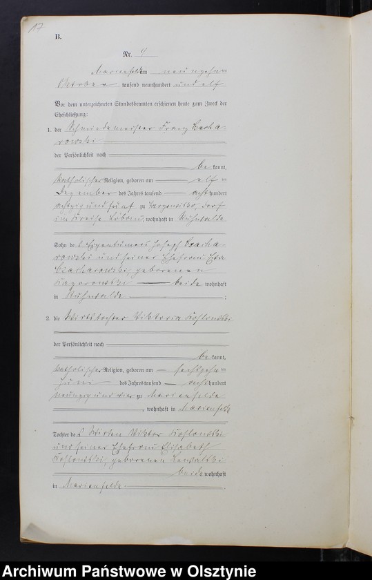 image.from.unit.number "Heiraths-Neben-Register Nr 1 - 12"