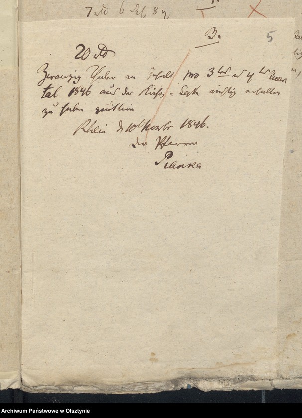 image.from.unit.number "Beläge zur Jahres Rechnung der Kirche zu Rhein für das Jahr 1846"