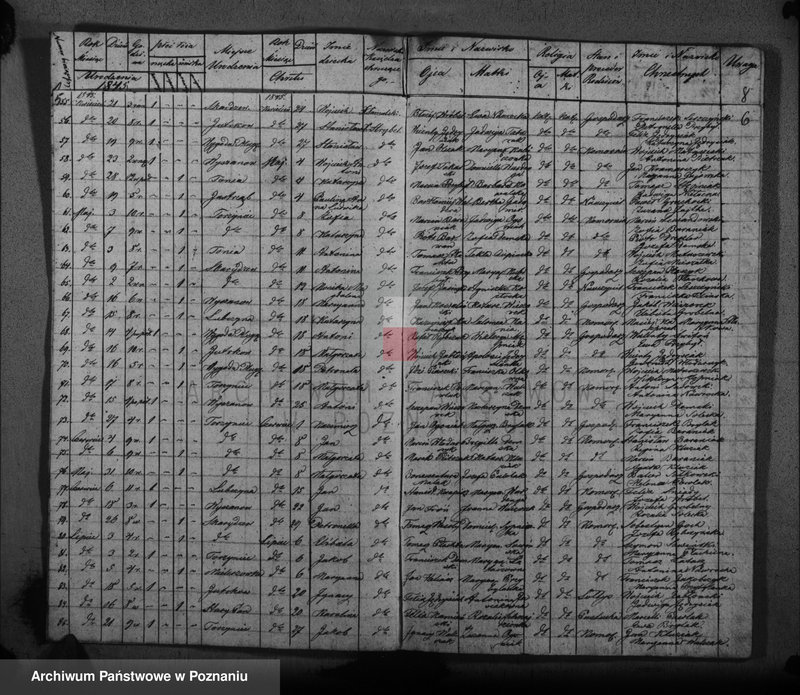 image.from.unit.number "Księga urodzonych, zaślubionych, zmarłych"