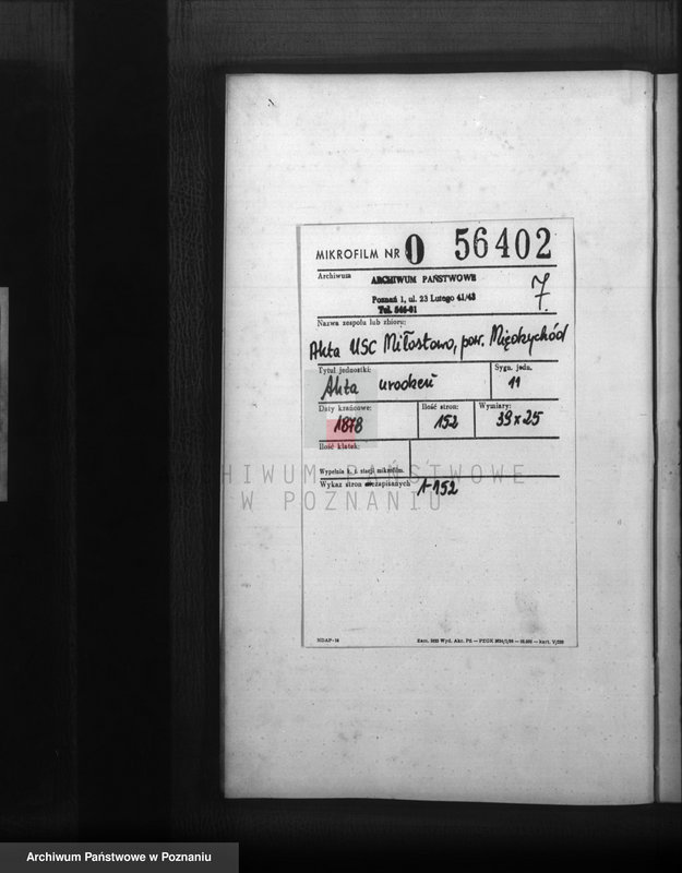 Obraz 2 z jednostki "Księga urodzeń"