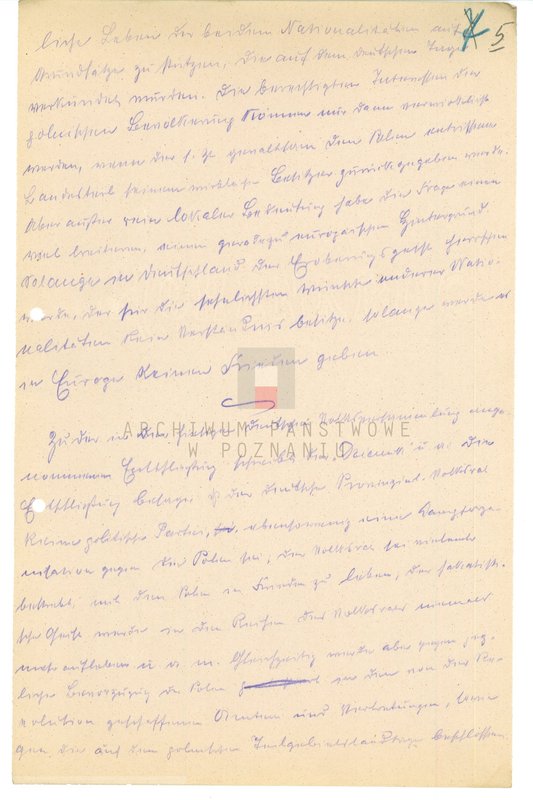 Obraz 16 z jednostki "Sytuacja przed wybuchem powstania wielkopolskiego. /Tłumaczenia z prasy polskiej na język niemiecki, wypisy z prasy niemieckiej w Poznaniu/ - część lV."