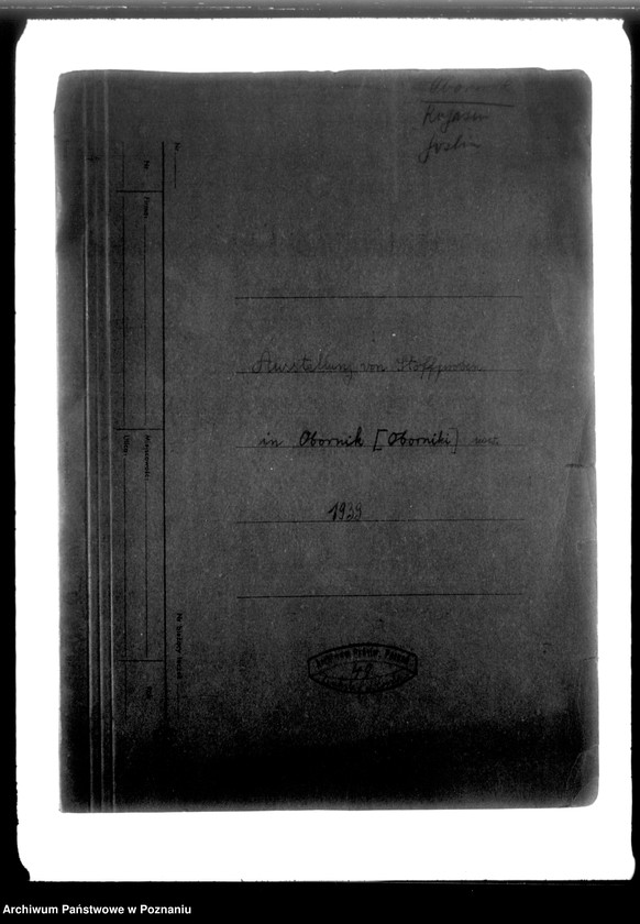 Obraz 4 z jednostki "Ausstellung von Stoffproten in Obornik (Oborniki) usw."