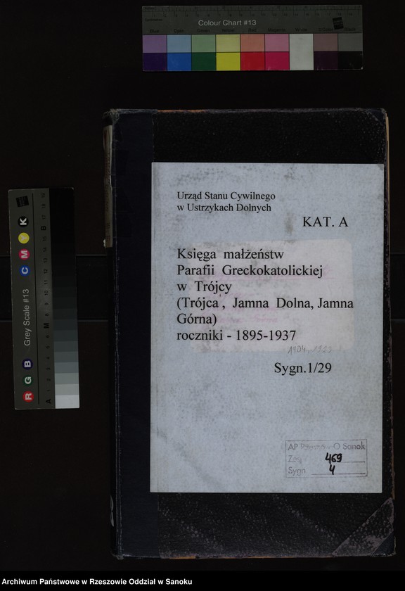 image.from.unit.number "Księga małżeństw dla miejscowości Trójca, Jamna Dolna i Jamna Górna"