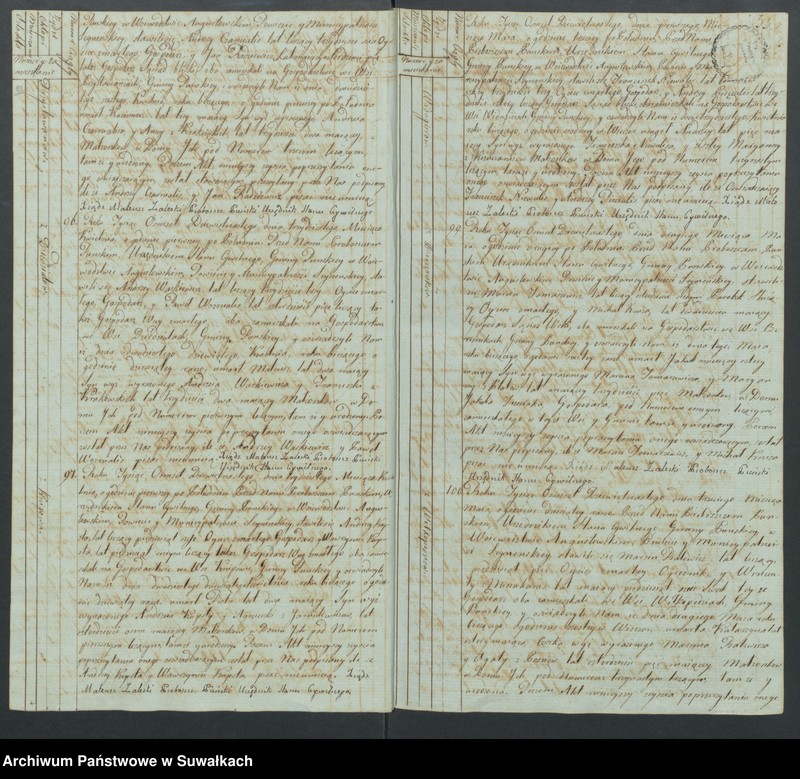 image.from.unit.number "Akta Zeszłych Gminy Puńskiey Od Dnia 1 Stycznia Do Dnia Ostatniego Grudnia 1819 Roku."