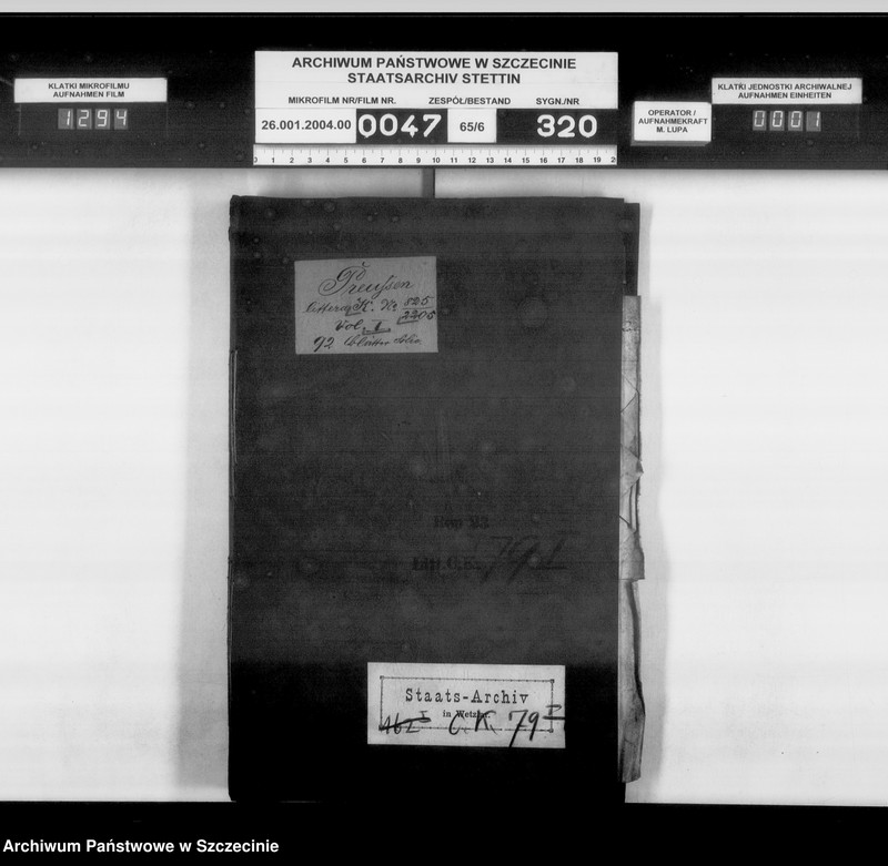Obraz 2 z jednostki "Karsten v. Köller S.A. zu Kantreck / Katherina geb. V. Paulsdorf, Witwe Eggerts v. Kleist zu Kantrack, dann Gattin Joachims v. Kleist zu Nemrin: Herausgabe dr zu Kantreck gehörigen Urkunden, Siegel, Register, Wafen u.a. Vol.I."